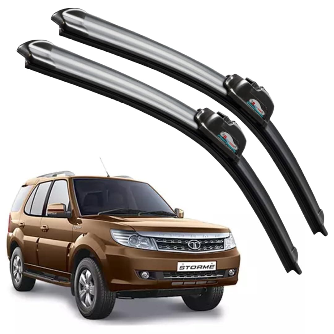 CARNYX Frameless Windshield Wiper Blades, Front Car Wipers Set of 2, Noise-Free, Durable Performance Compatible with (Safari Storme (2012-2016) (D-24,P-20))