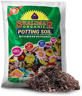 Garden Potting Soil (50 L) Organic Soil Green Pro/Organic Potting Soil With Micro Nutirients For Indoor And Outdoor Plants Soil For Home Gardens - Shalimar Pottingsoil