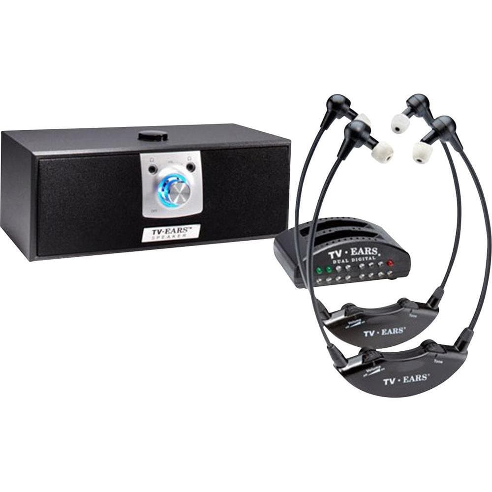 TV Ears 11941 5.0 Dual Digital Headphone System with Speaker
