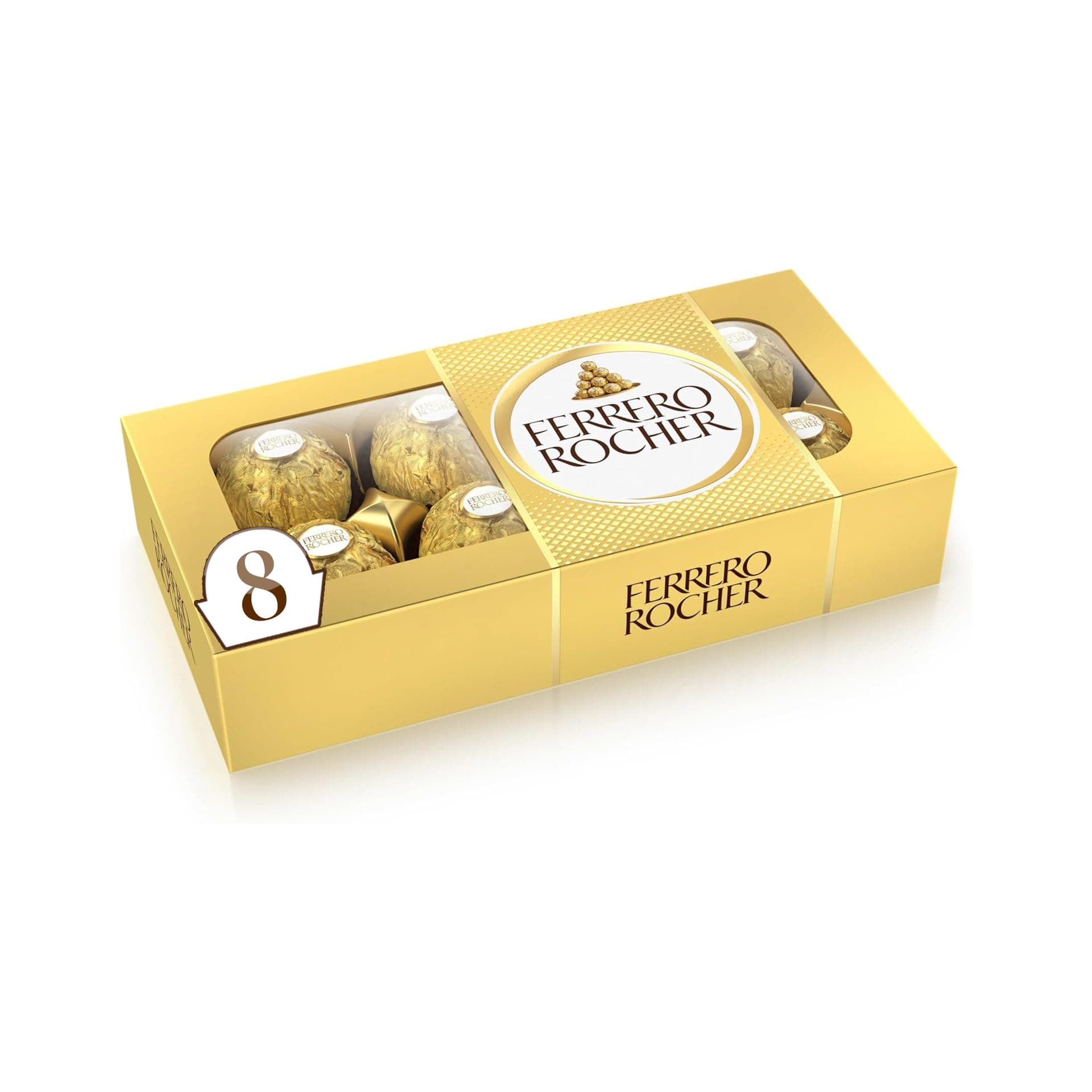 Ferrero Rocher T8,Hazelnut,100 Gm