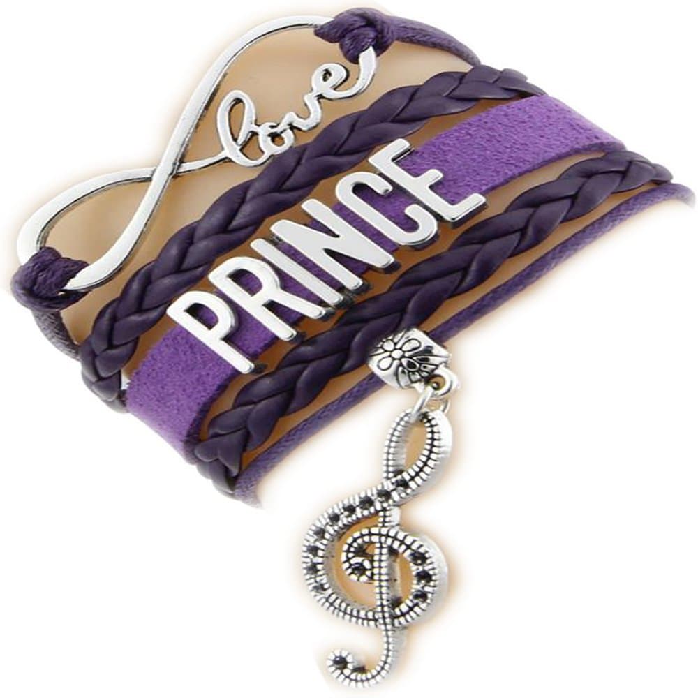 Infinity Love Prince Bracelet with Music Note Charm
