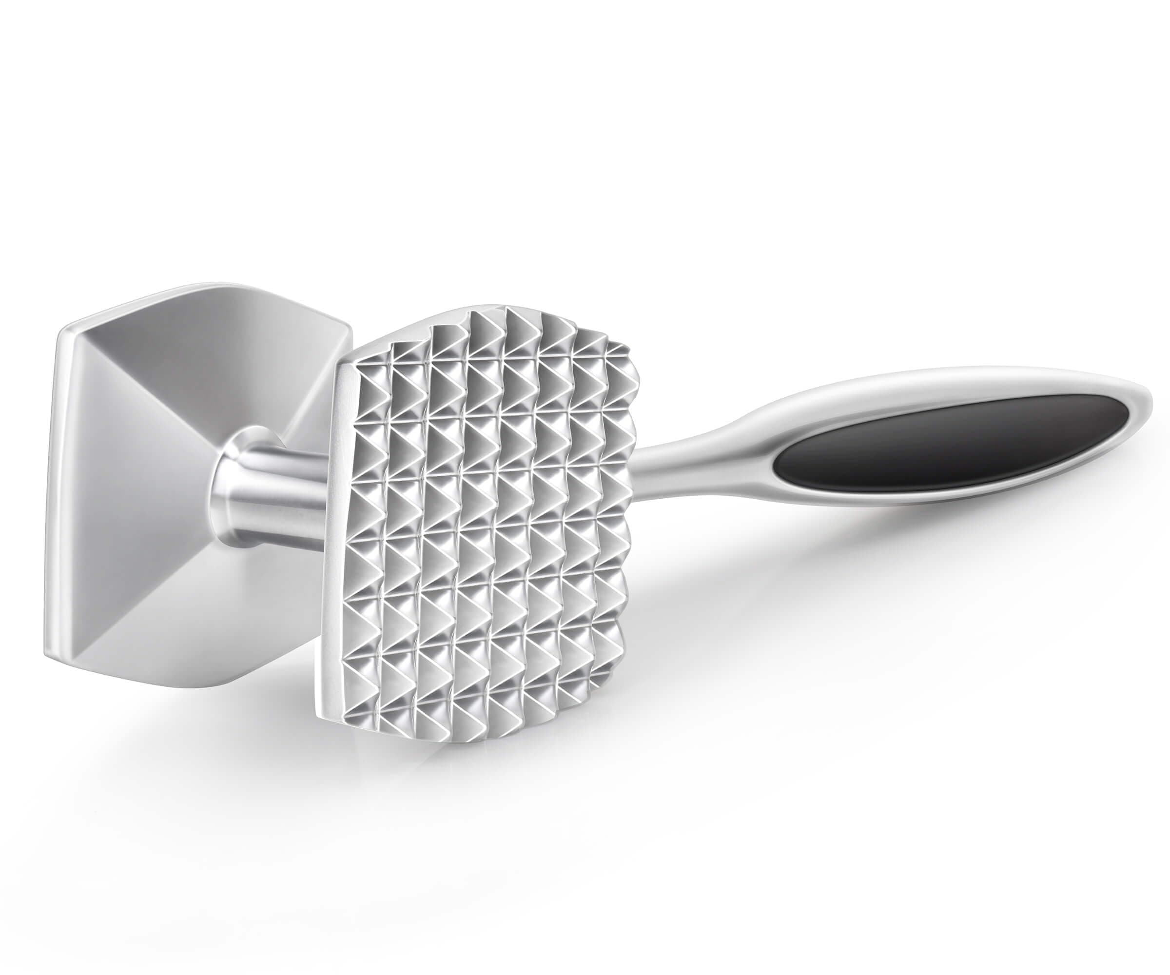 Aliglow Meat Tenderizer Hammer Tool Pounder For Tenderizing Steak Beef Poultry, Heavy Duty Dual-Sided Mallet with Soft Grip Handle - Multifunctional Kitchen Beater for Chicken,Fish, Baking