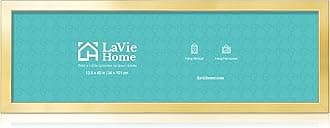 LaVie Home 13.5x40 Picture Frame Gold, Panoramic Picture Frame for Wall or Desktop Decoration, Classic Gold Minimalist Style Suitable for Decorating Houses, Offices, Hotels（1 Pack）
