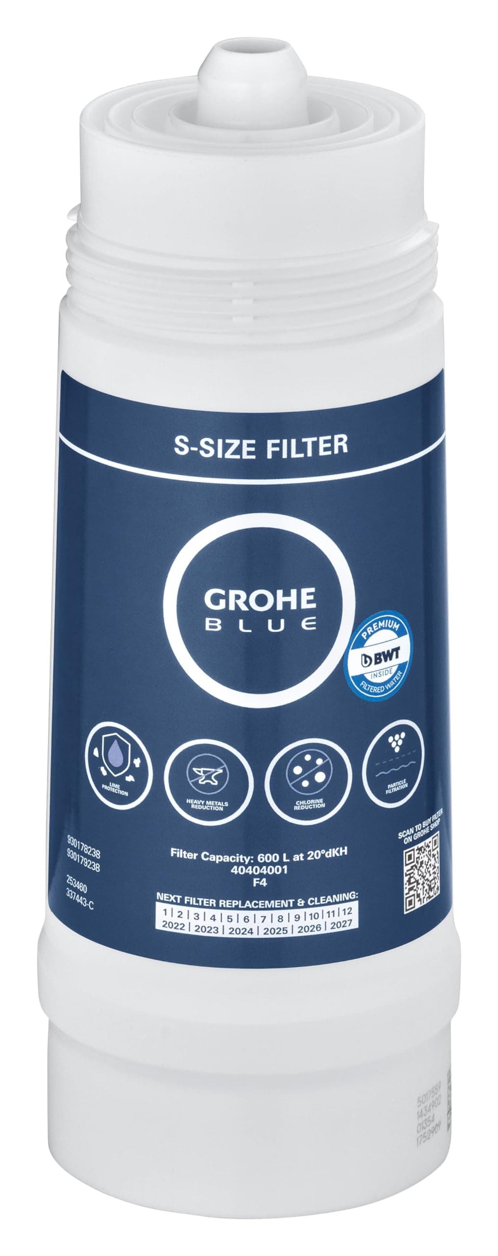 40404001 BWT Filter, 158.5 gallon, Blue