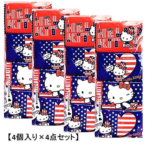 Sanrio Hello Kitty Pocket Tissue 4p [Japan Import]