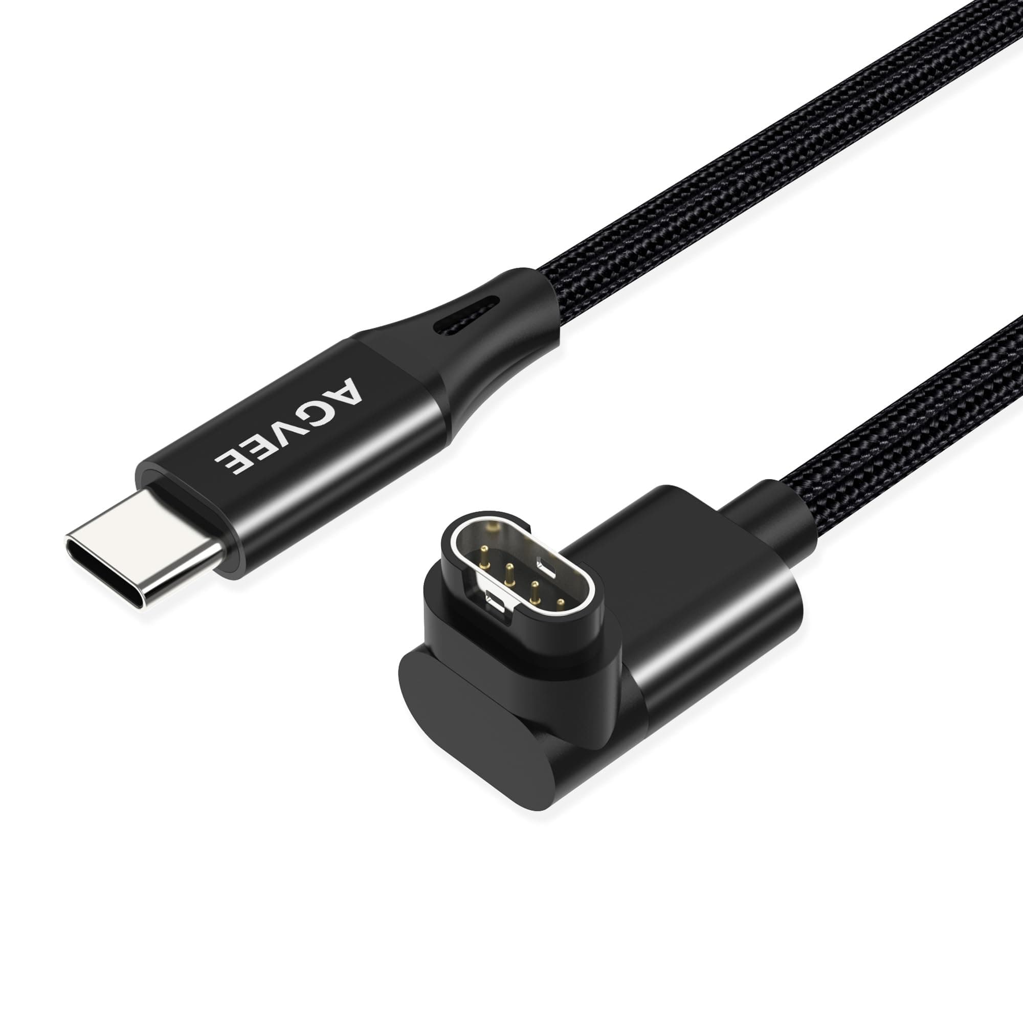 AGVEE 2 Pack 3.3ft Charger for Garmin Watch USB C, L-Shape Charging Cable for...