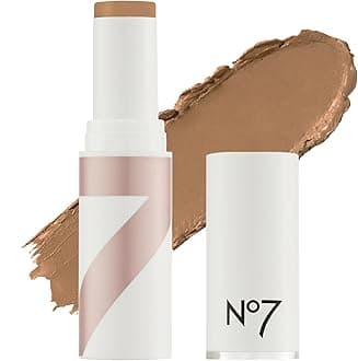No7 Stay Perfect Foundation Stick - Bamboo - Non-Drying Makeup Foundation with Hydrating Squalene - Coverage for Up to 18 Hours (10g)