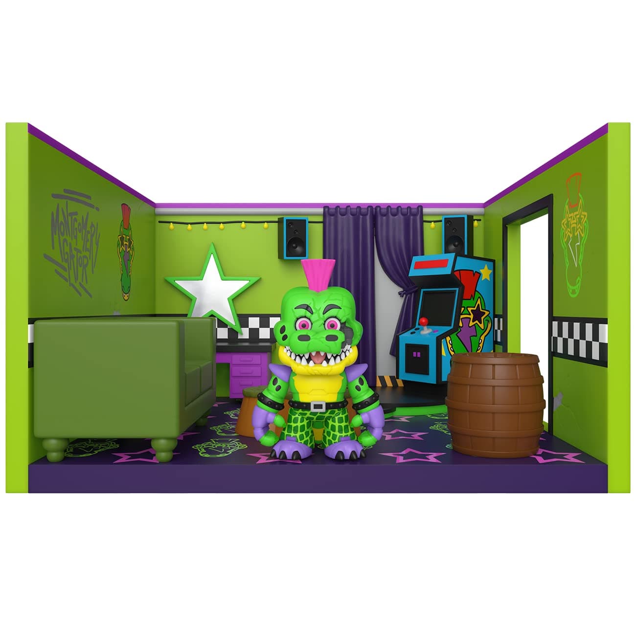 Funko Five Nights at Freddy's (FNAF) Snap: Montgomery Gator with Dressing Room - Collectable Vinyl Figure - Gift Idea - Official Merchandise - for Kids & Adults