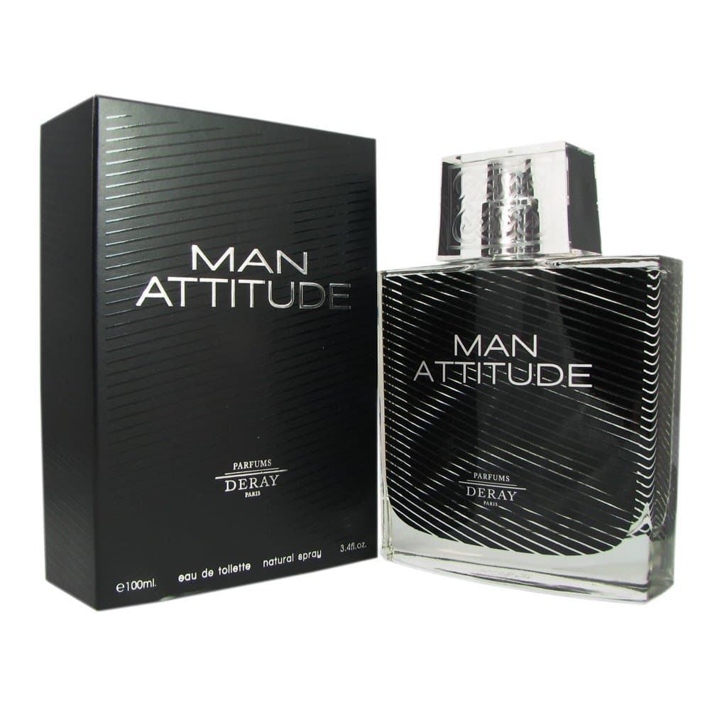 Deray Man Attitude Eau de Toilette Spray, 3.4 Ounce