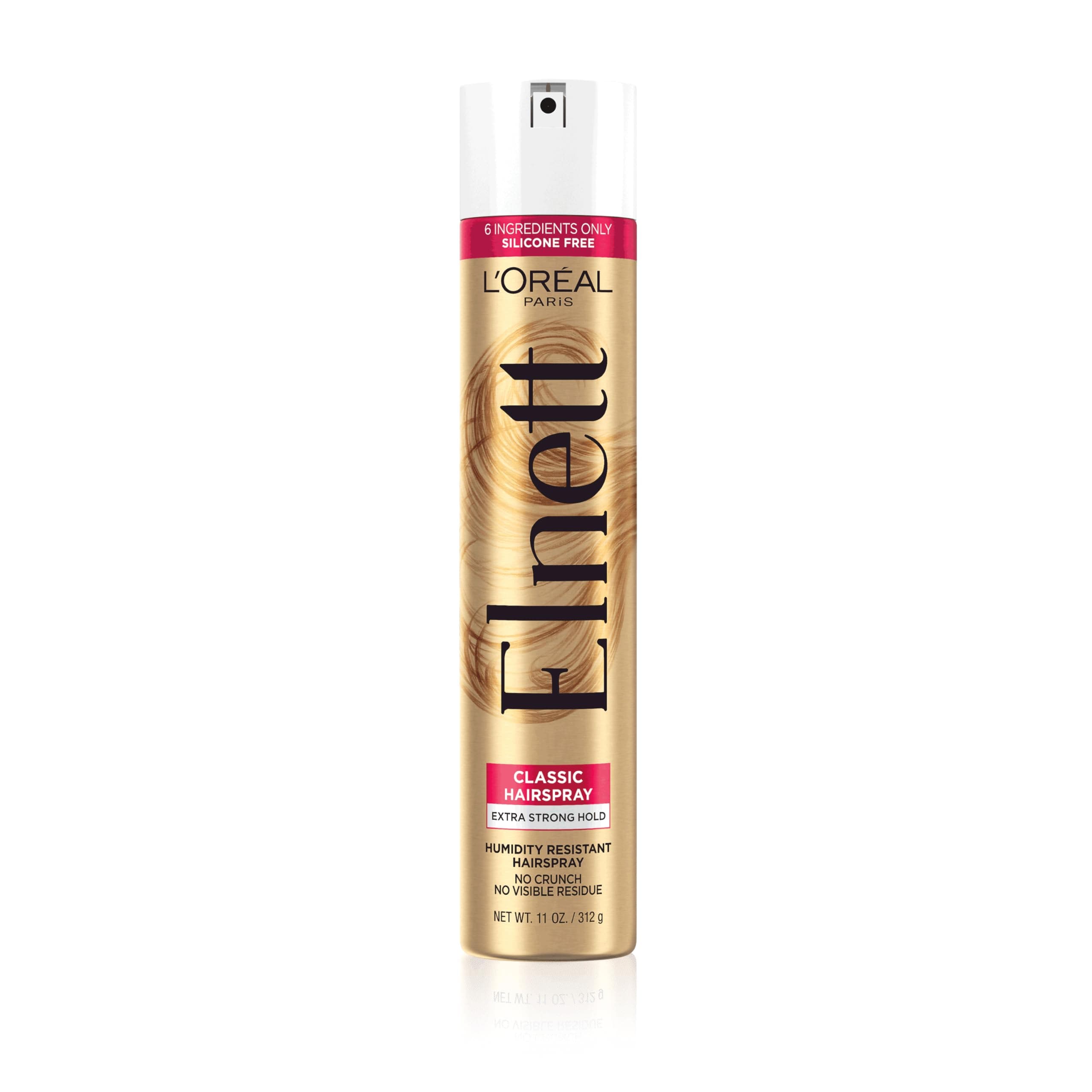 Elnett Satin Extra Strong Hold Color Treated Classic Hairspray, 11 oz