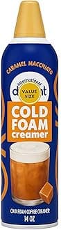 Cold Foam Caramel Creamer, Coffee Creamer Bulk, 14 oz Delight International