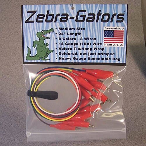 Med Zebra-Gator 8 24in Jmpr Wires 15A