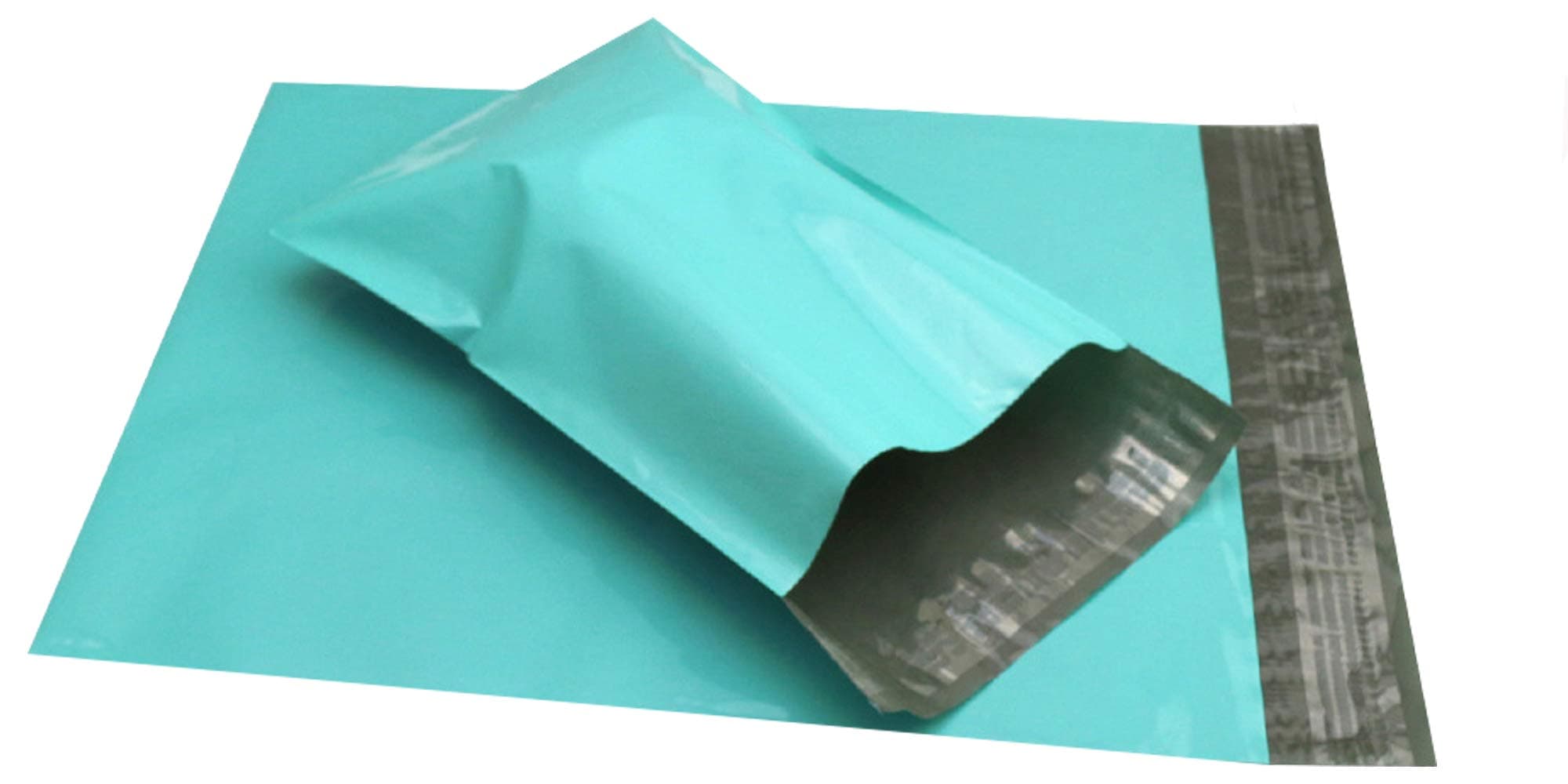 HOSL Pale Green 2.5Mil 8.5" x 11.75"+1.5" Heavy Duty Poly Mailers 100% Virgin polyethylene Mailers Shipping Envelopes Bags Pack of 100