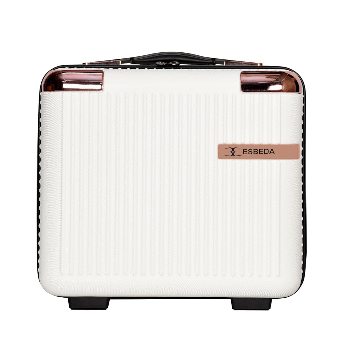 ESBEDA Makeup Vanity Bag Hard Shell Vanity Cases For Women Portable Water Proof Cosmetic Travel Case, Toiletry Case With Zipper Cosmetic Bag, Hand Luggage Cosmetic Case