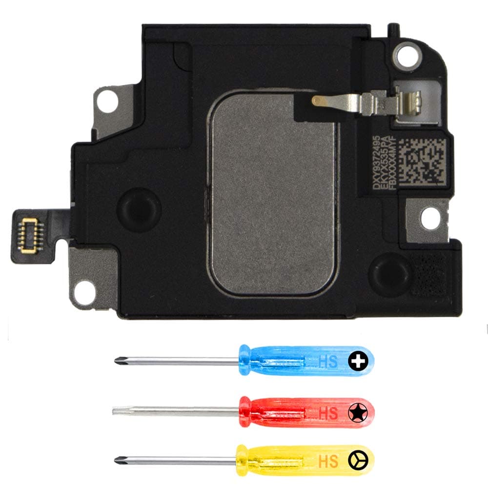 MMOBIEL Loud Speaker Compatible with iPhone 11 Pro Max 2019 - Ringer Buzzer Flex Cable Loudspeaker Replacement - Incl. Screwdrivers