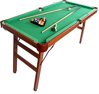 HLC Foldable Game Tables for Family Fun, Space-Saving Entertainment Center for Kids & Adults
