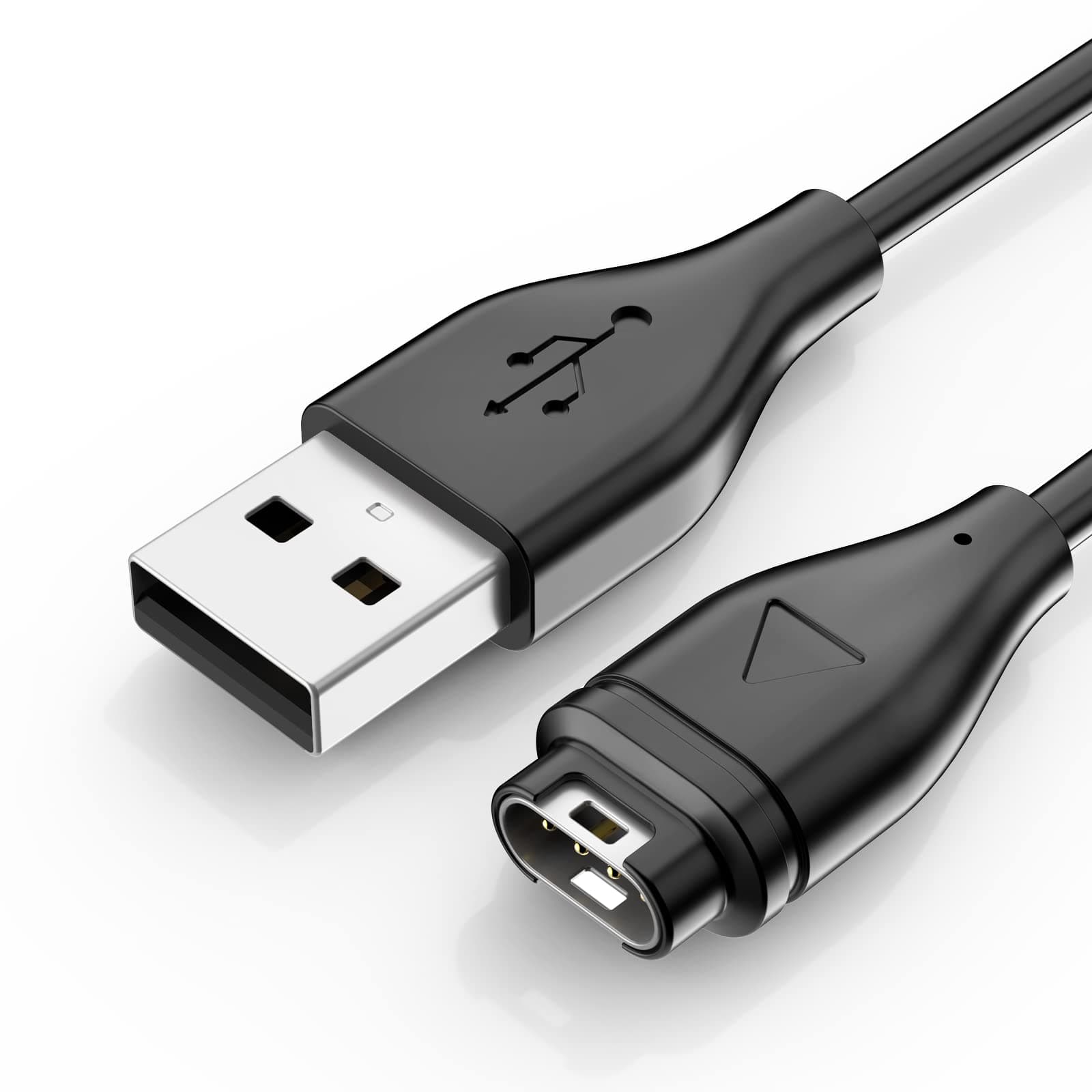 Vancle Charger Cable for Garmin Fenix 8 7 6 5 S X, Forerunner 945 45 45S 245 Music, Vivoactive 6 5 4 4S 3, Instinct 1 2 2S Tide Tactical, Approach S10 S40 S60 X10, Vivomove, Venu Sq 2 2S (USB)