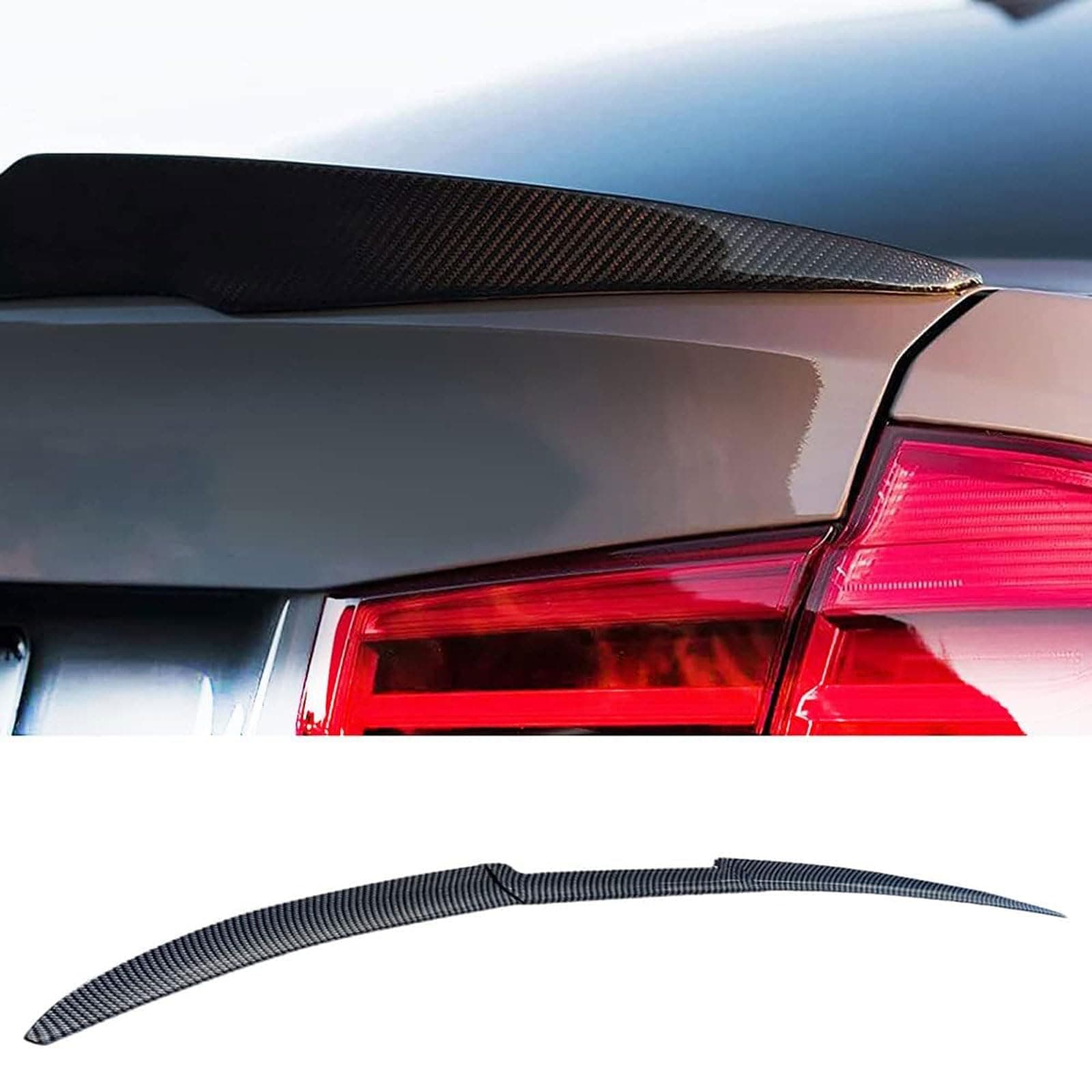 Car Rear Spoiler for BMW Z4 / Z4M G29 E85 E86 E89 Roadster / E86 Coupe 2002-2024 2025, Rear Trunk Spoiler Tail Wing Rear Roof Spoilers Lip, Car Styling Accessories,Carbon Fiber Look