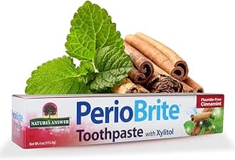 Nature's Answer Perio Brite Toothpaste, Cinnamint, 4 Ounce