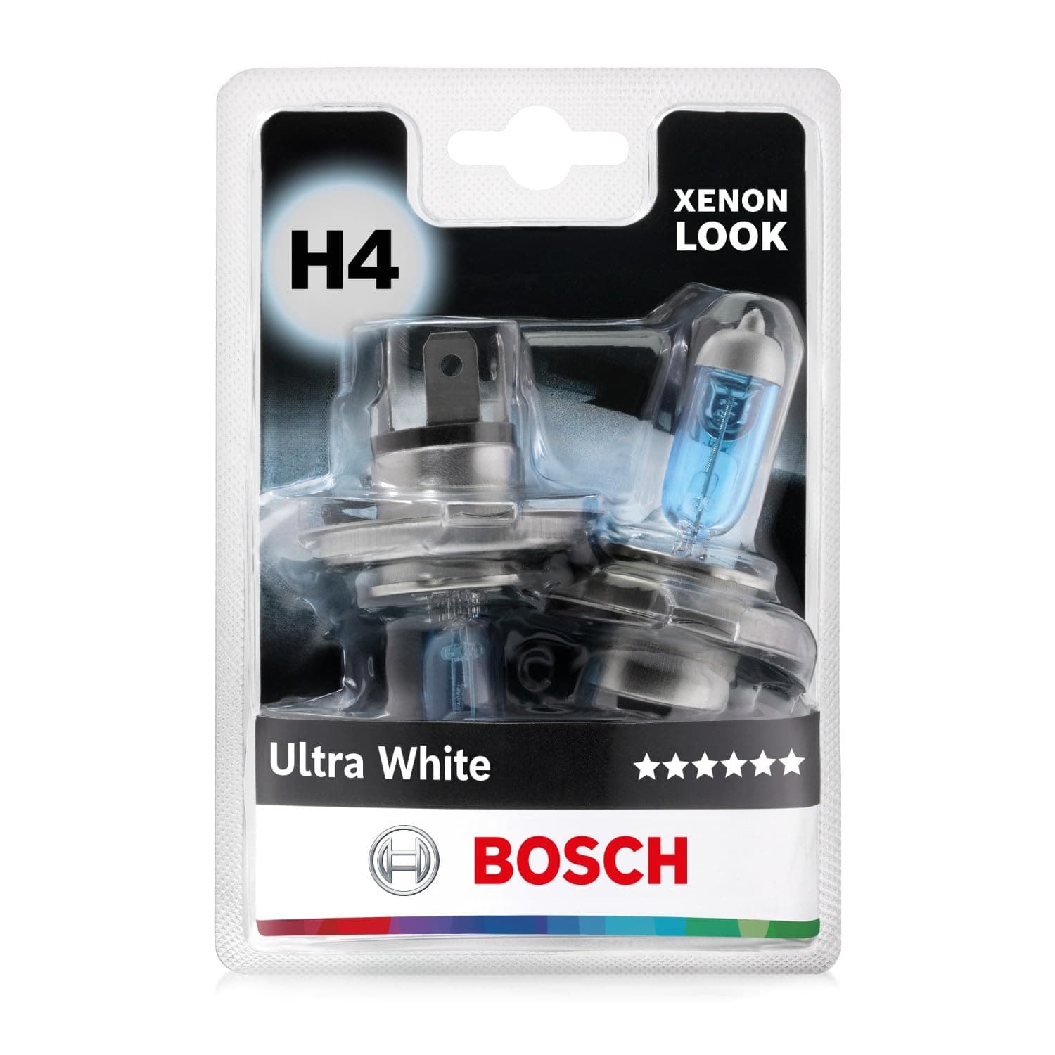Bosch H4 (472) Ultra White headlight bulbs - 12 V 60/55 W P43t - 2 bulbs