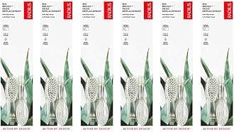 RADIUS Toothbrush Replaceable Brush Heads 2-Count Improve Gum Health & Reduce Gum Issues - Soft Big Head - Pack of 6