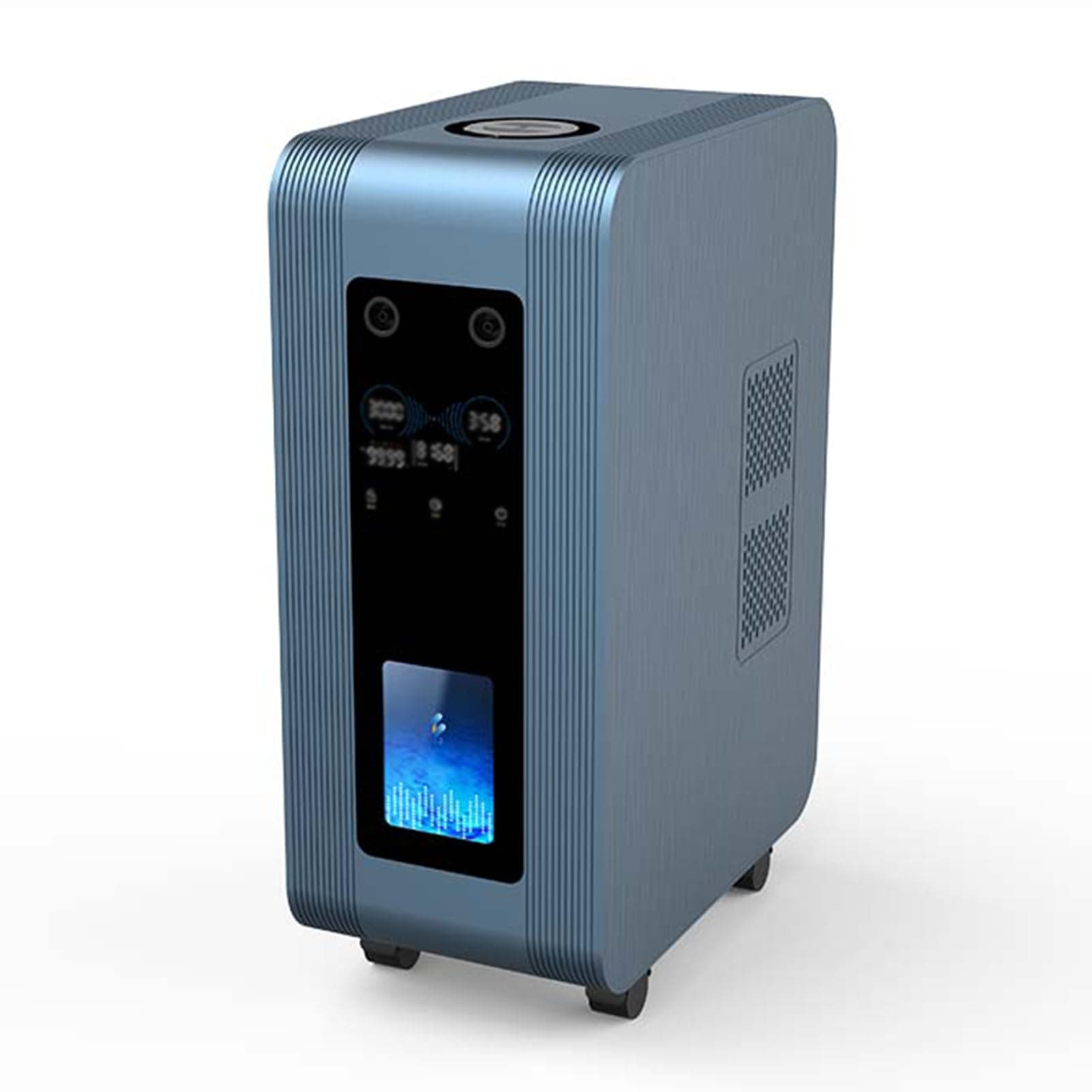 Hydrogen Inhaler, 99.99% High Purity Portable H2 Inhaler Machine, Three exits Inhaler, Bottom equipped with pulleys, for Relieve stress & Relaxation