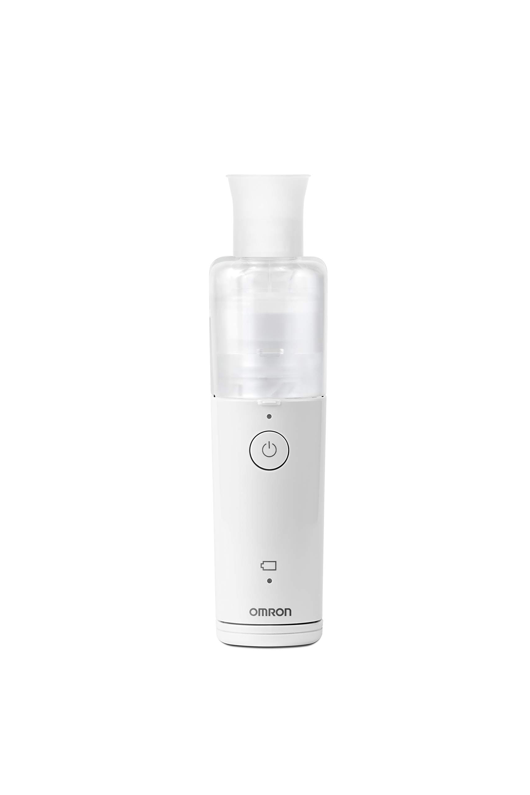 Omron Nebulizer Microair Ne-U100 Portable Pocket Sized 360 Degree Silent Mesh Nebulizer (White)