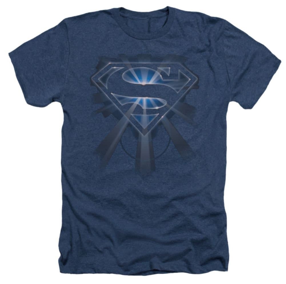 Superman: Glowing Shield Heather T-Shirt