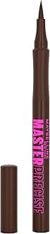 Maybelline New York Eyestudio Master Precise All Day Matte Liquid Eyeliner Makeup, Forest Brown, 0.034 Fl. Oz