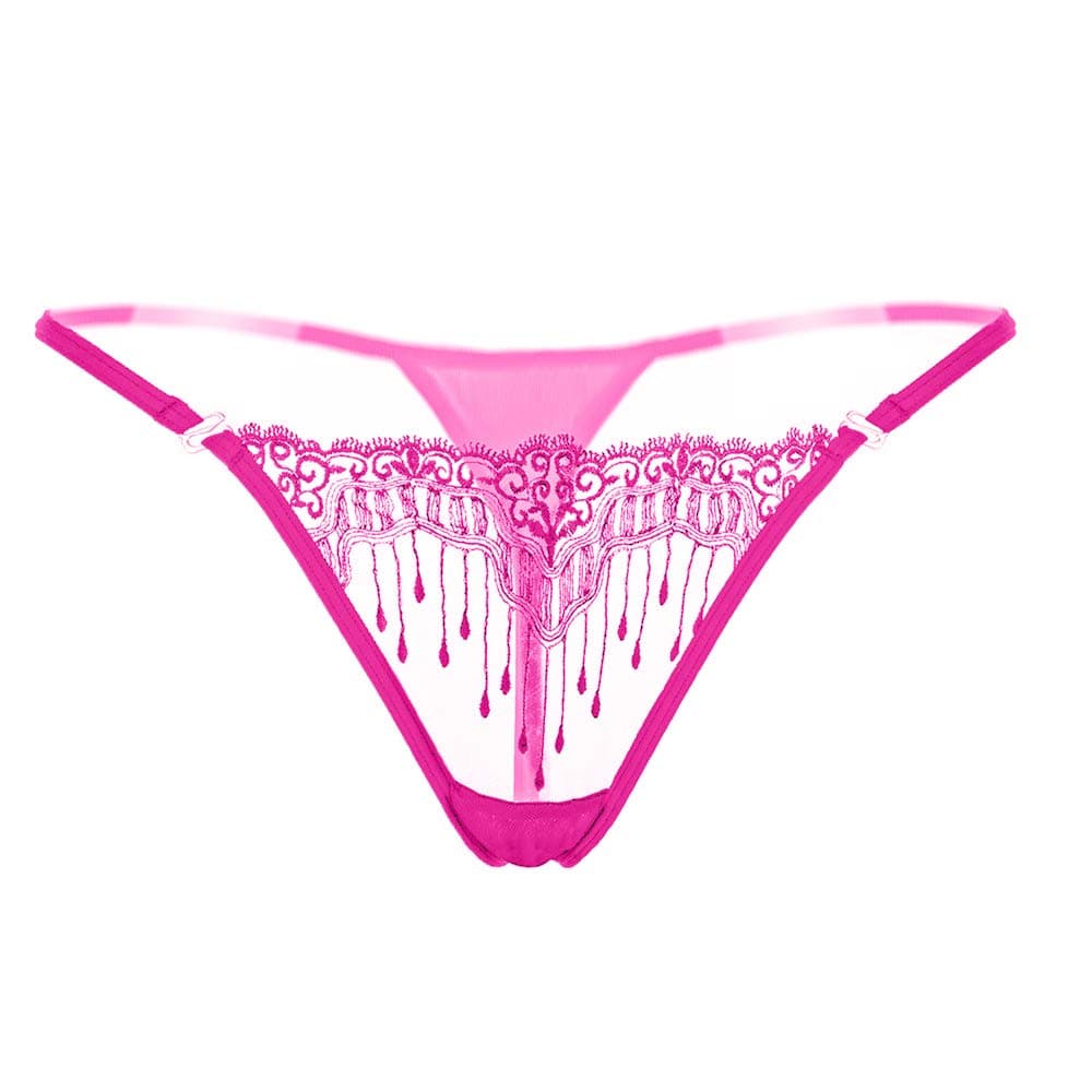 Women Sexy G String Panties (Rosered)