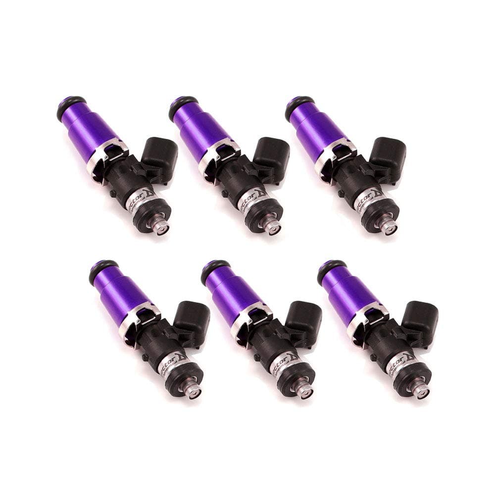 Injector Dynamics 1050.60.14.D.6 ID1050x, for R32, R33, R34 / RB26. 14mm (purple) adaptor tops. Denso l