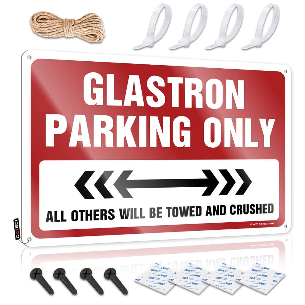 Worktin Sign Glastron Parking Only Tin Sign Office Decor for Men Fun Stuff ( Size : 30X40CM )