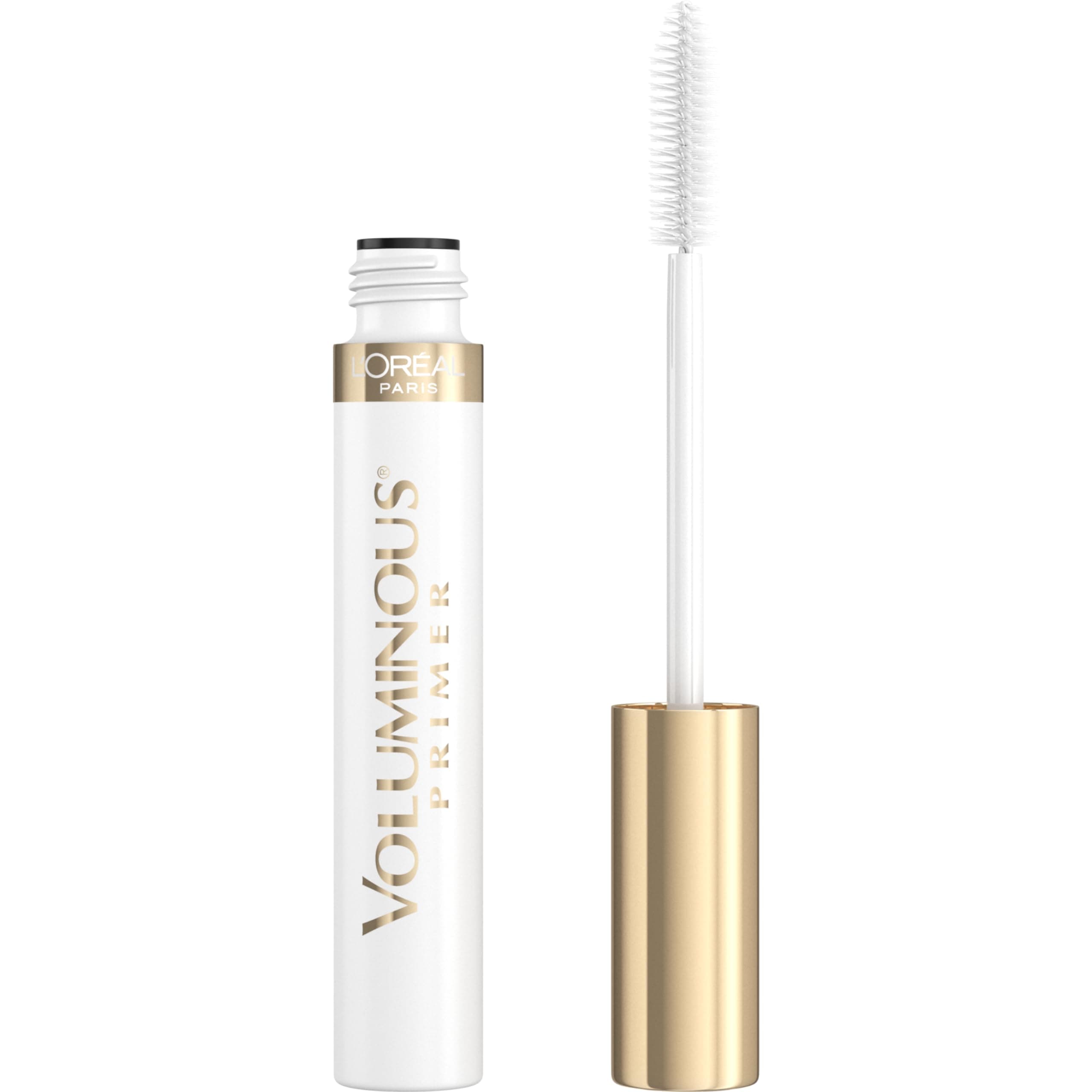 L'Oréal Paris Makeup Voluminous Lash Boosting Conditioning Primer Mascara, White Primer, 0.24 fl; oz., 0.24 Fl Oz (Pack of 1)