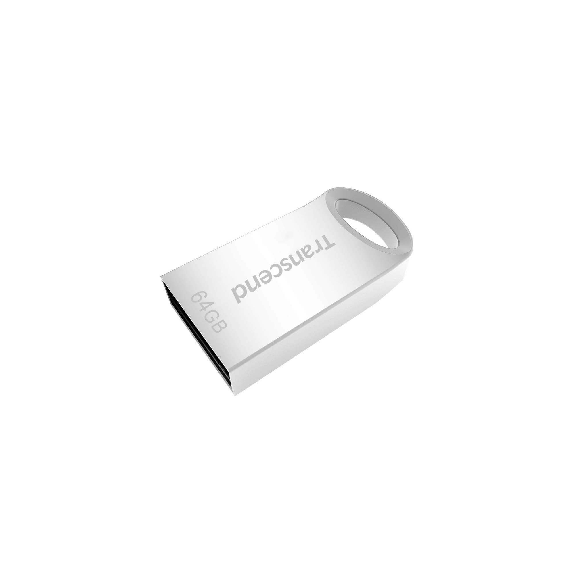 Transcend 64GB JetFlash 710 USB 3.1/3.0 Flash Drive (TS64GJF710S), Silver