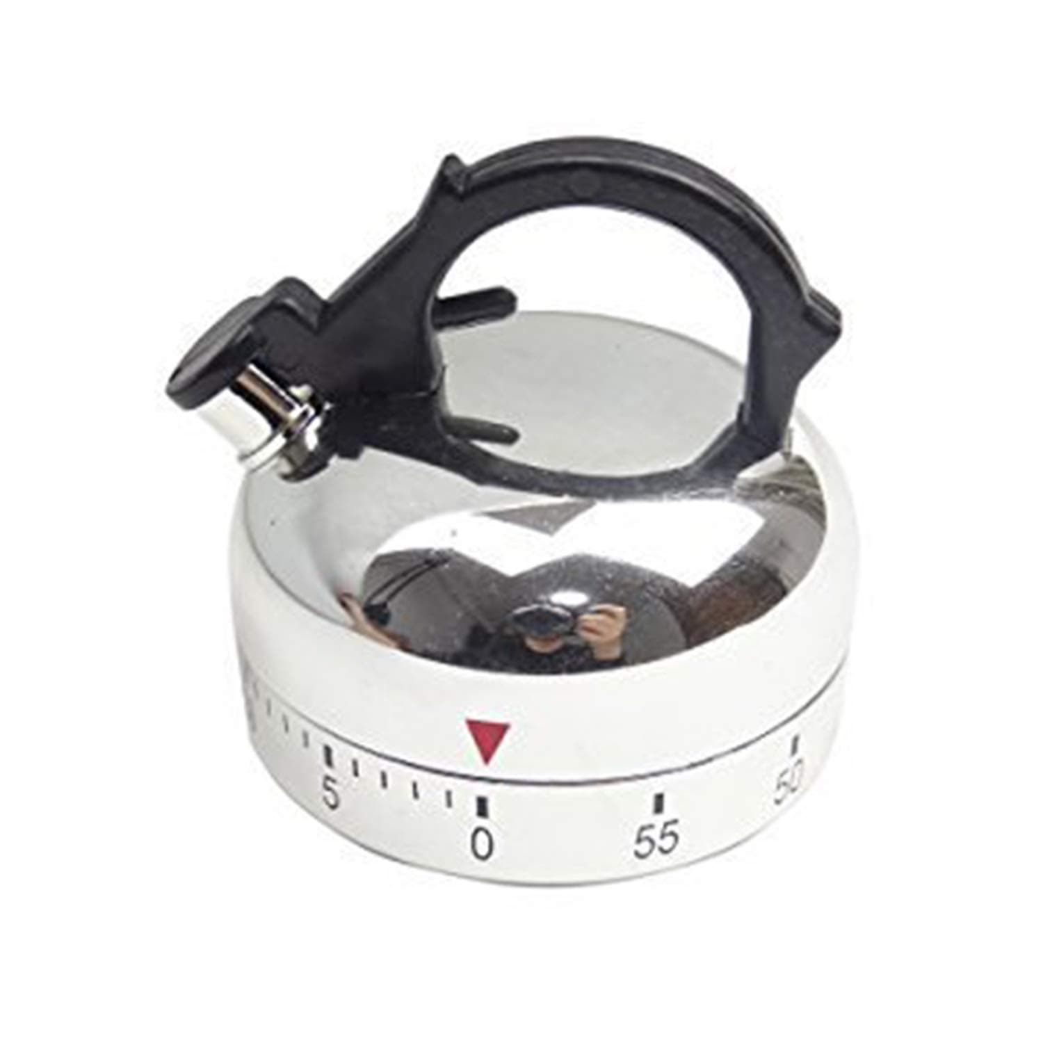 Plum Garden 60 Minute Kitchen Timer Alarm Mechanical Teapot Shaped Timer Clock Counting Tool