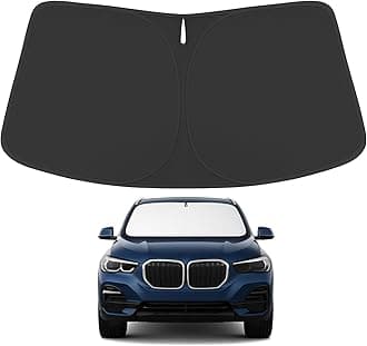 Proadsy for BMW X5 2019-2025 Windshield Sun Shade 4-Layer Foldable Front Sunshade Protector Sun Visor Blocks UV Rays Keep Car Cooler