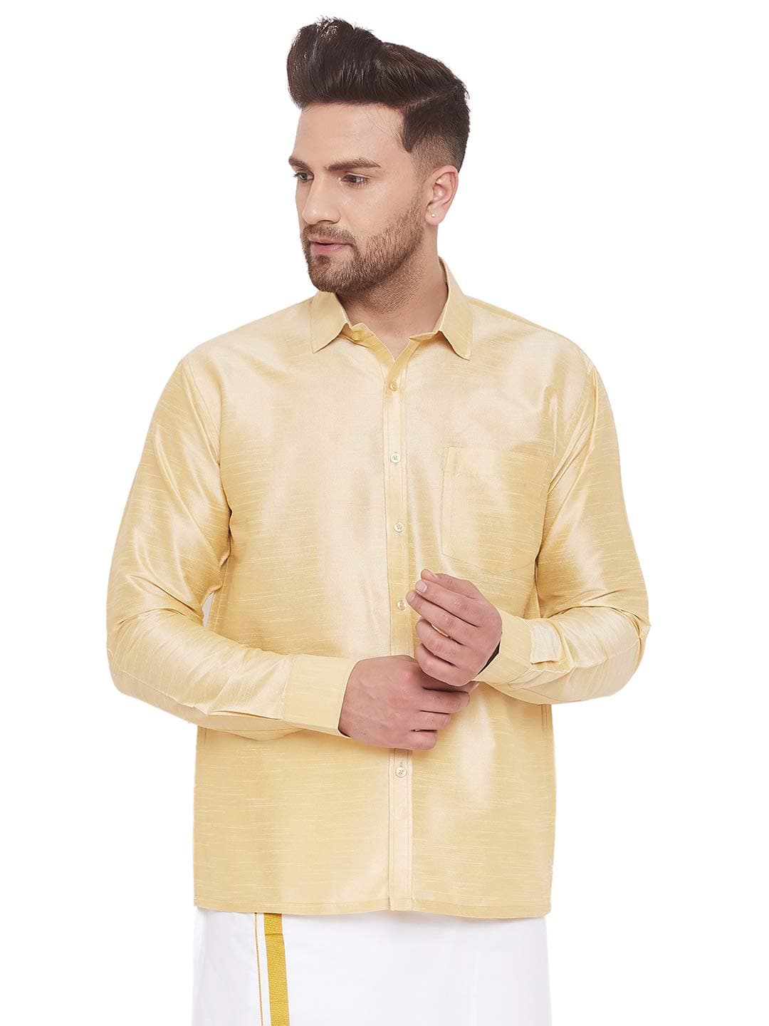 VASTRAMAY Men VASMSH002BU Ethnic Shirt