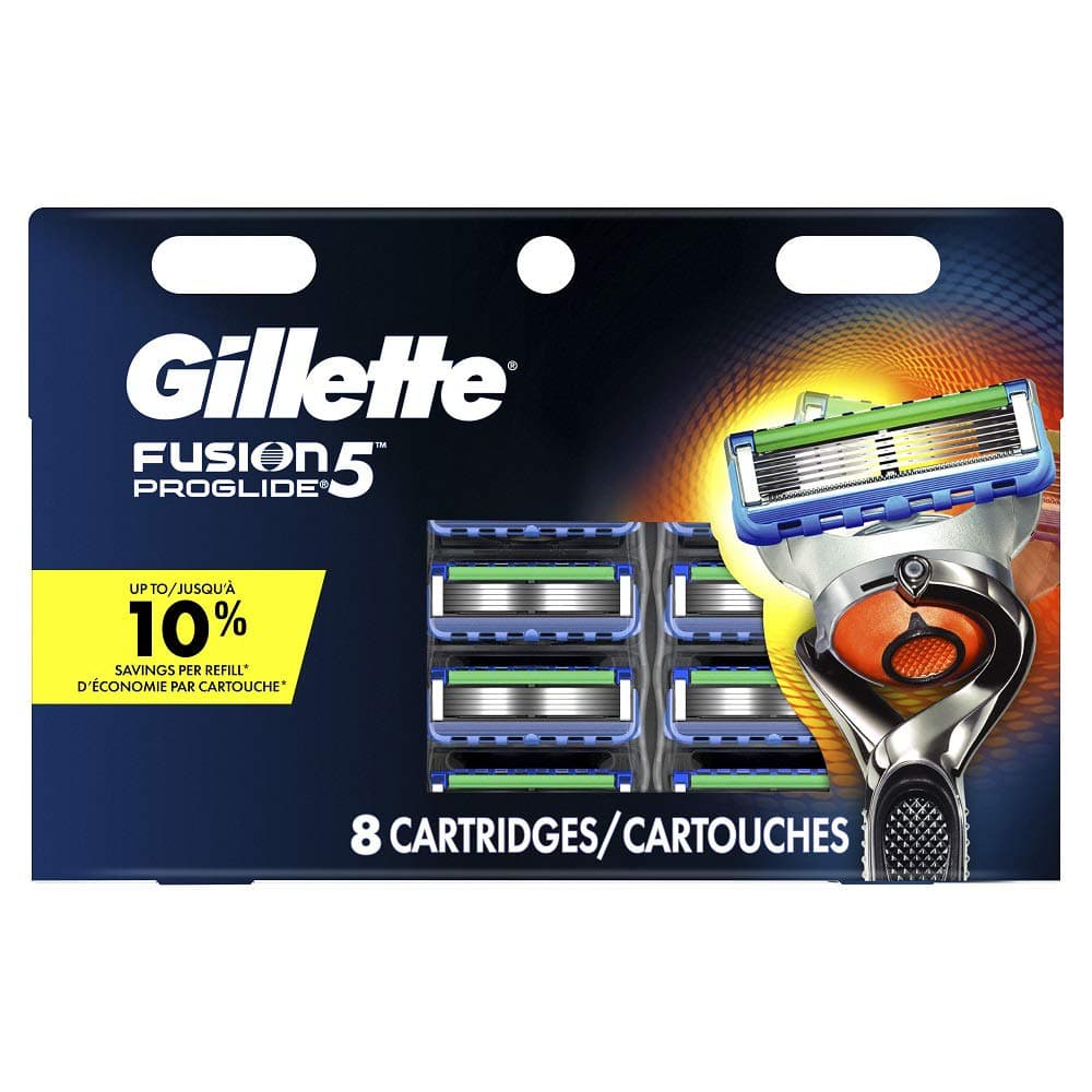 GilletteFusion 5 Proglide 8Ct Cartridges Card