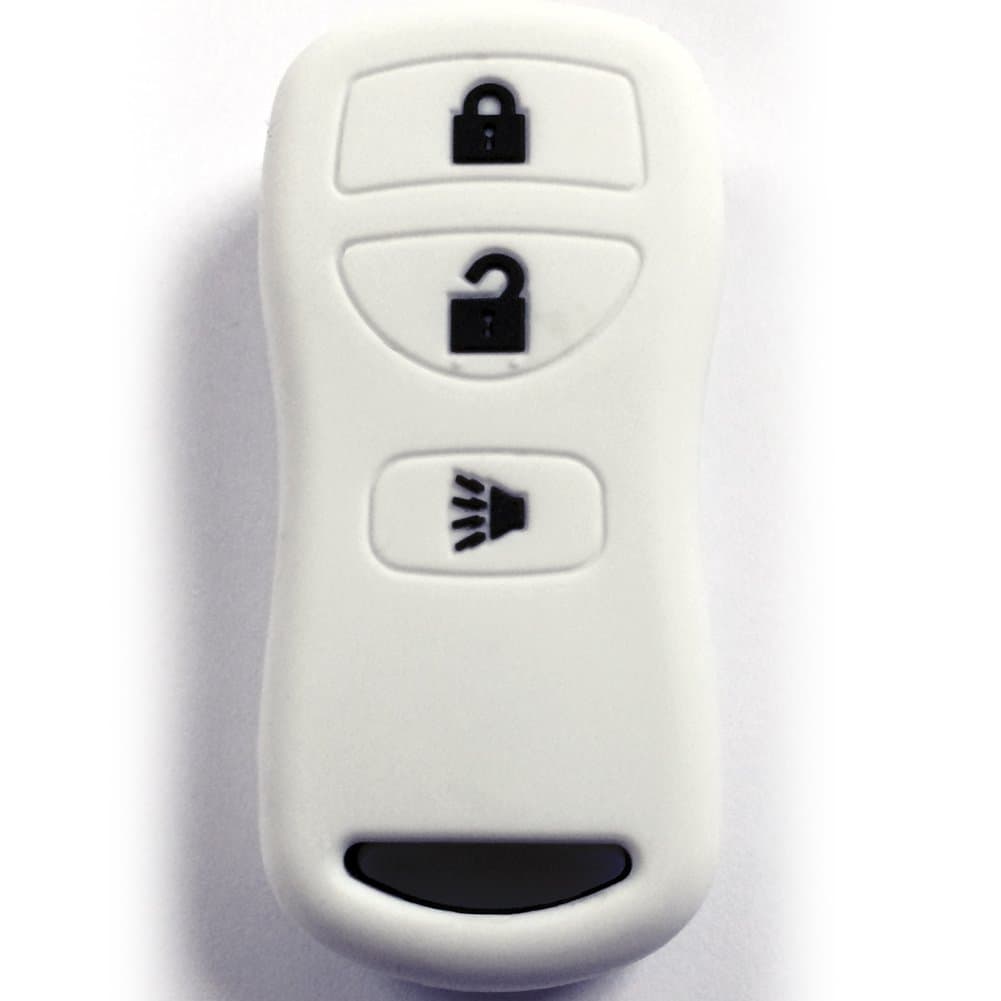 White Remote Key Cover 3 Button for NISSAN by First Midwest