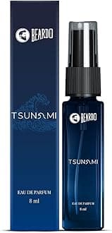 Beardo Perfume For Men, Tsunami, 8ml Intense Fresh, Marine Aromatic Notes, Strong Long Lasting Liquid Perfume, Eau De Parfum