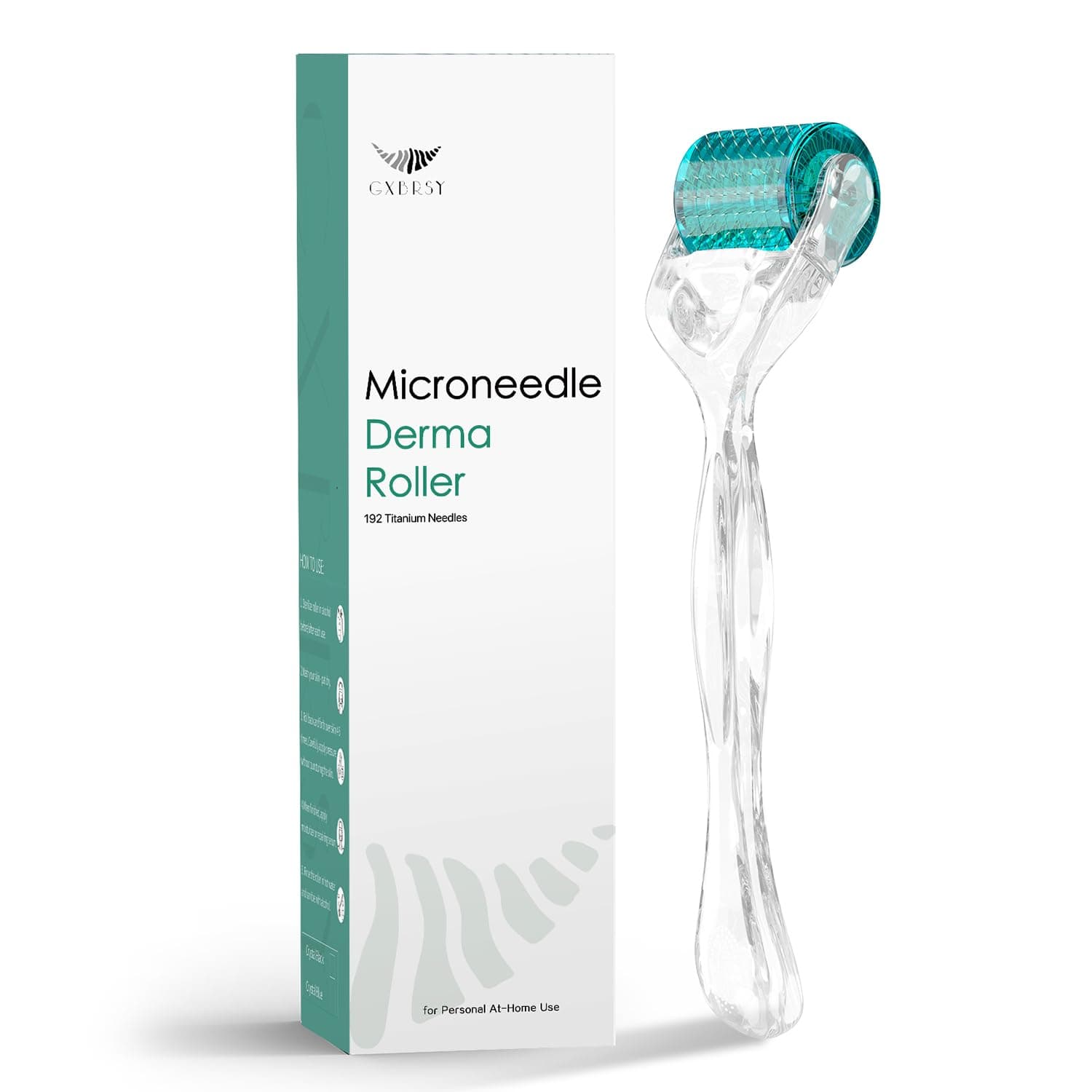 Derma Roller Titanium Needles,192 Micro Needle Dermal Roller- Microdermabrasion Tool At Home Use (Blue)