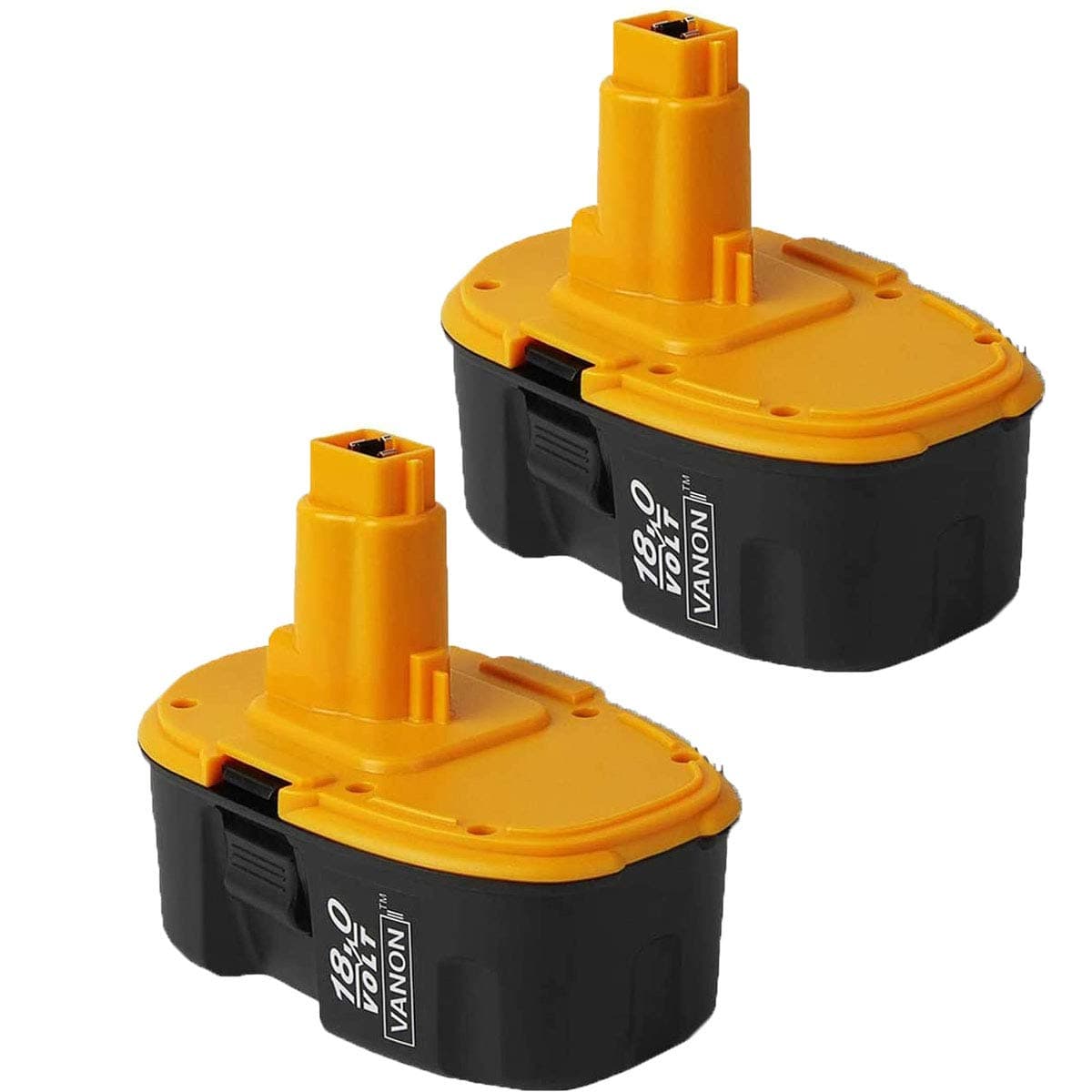 18V 3.0AH Ni-Mh DC9096 Replacement Battery for Dewalt 18V Battery XRP DC725 DE9096 DE9503 DC9098 DE9039 DE9095 DW9095 DW9096 DW9098(2 Pack)