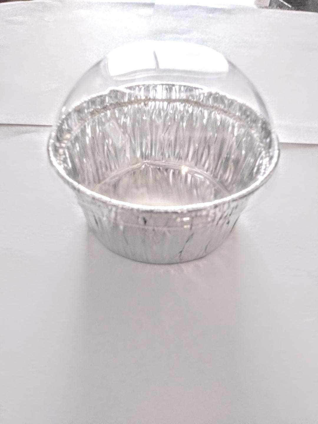 5oz (150ml) Silver Color Aluminum Foil Baking Cups with Dome Lids,40/Pack