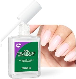 Nail Strengthener for Man: Milky White 15ml 6 in 1 Natural Nail Hardener Extra Strong and Growth - Nail Polish Hardener for Weak and Damaged Nails