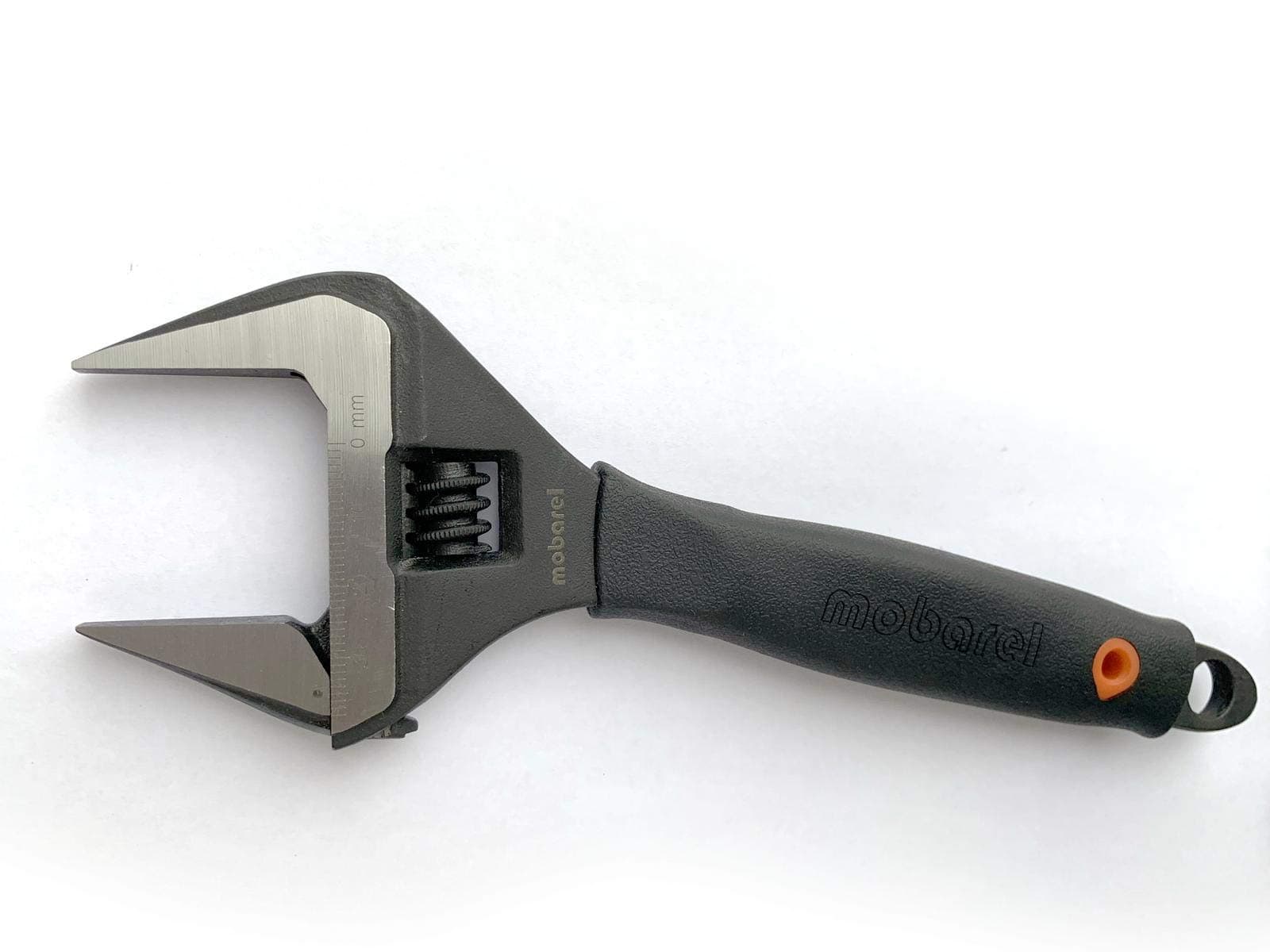 mobarel - 12" Ultra Wide & Thin Plumbing Adjustable Wrench with a 60mm (2-23/64") Jaw Opening