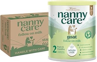 Goat Based Follow On Milk – Stage 2 (6–12 Months) | Baby Powder from Whole Goats Milk | Nutritionally Complete Formula for Combination or Bottle Feeding – 800g (6 Pack)