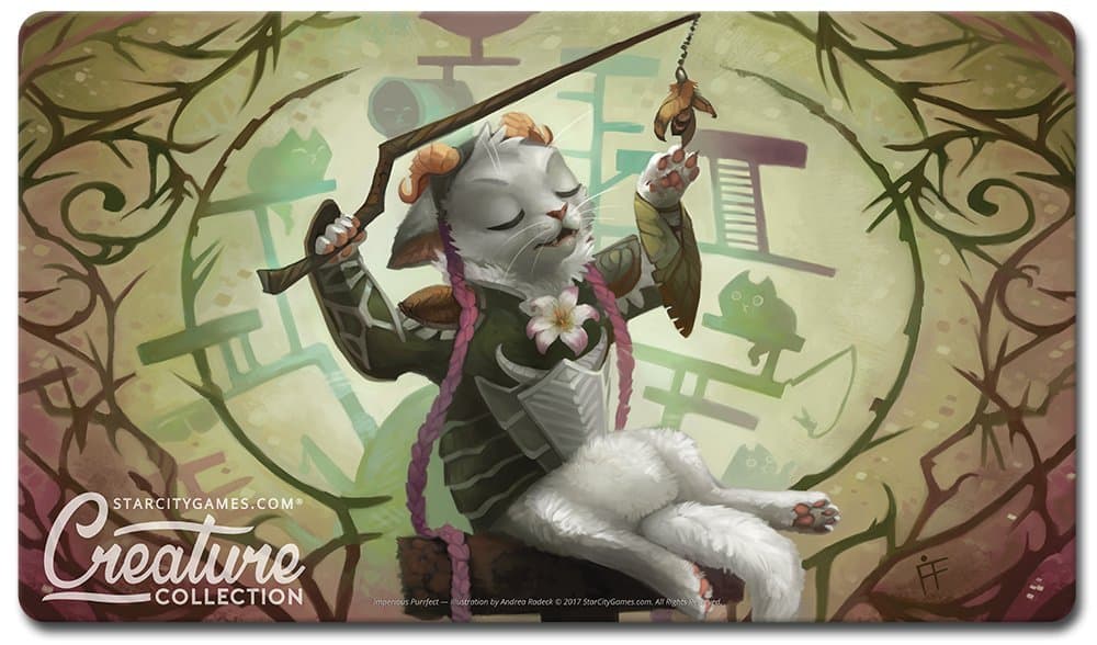 Star City Games Creature Collection Playmat - Imperious Purrfect