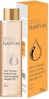 Namyaa Natural Science Body Toning/Sculpting Wonder Oil For Scars/Stretch Mark/Ageing/Uneven Skin Tone/Firming/Nourishment, 200 ml