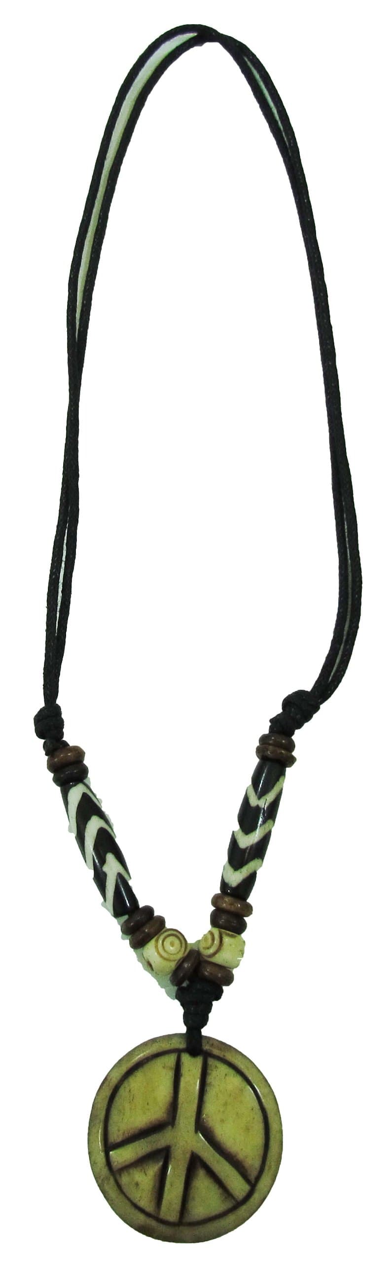 Shangri-La Nook Leather Bone Necklace Handmade in Nepal