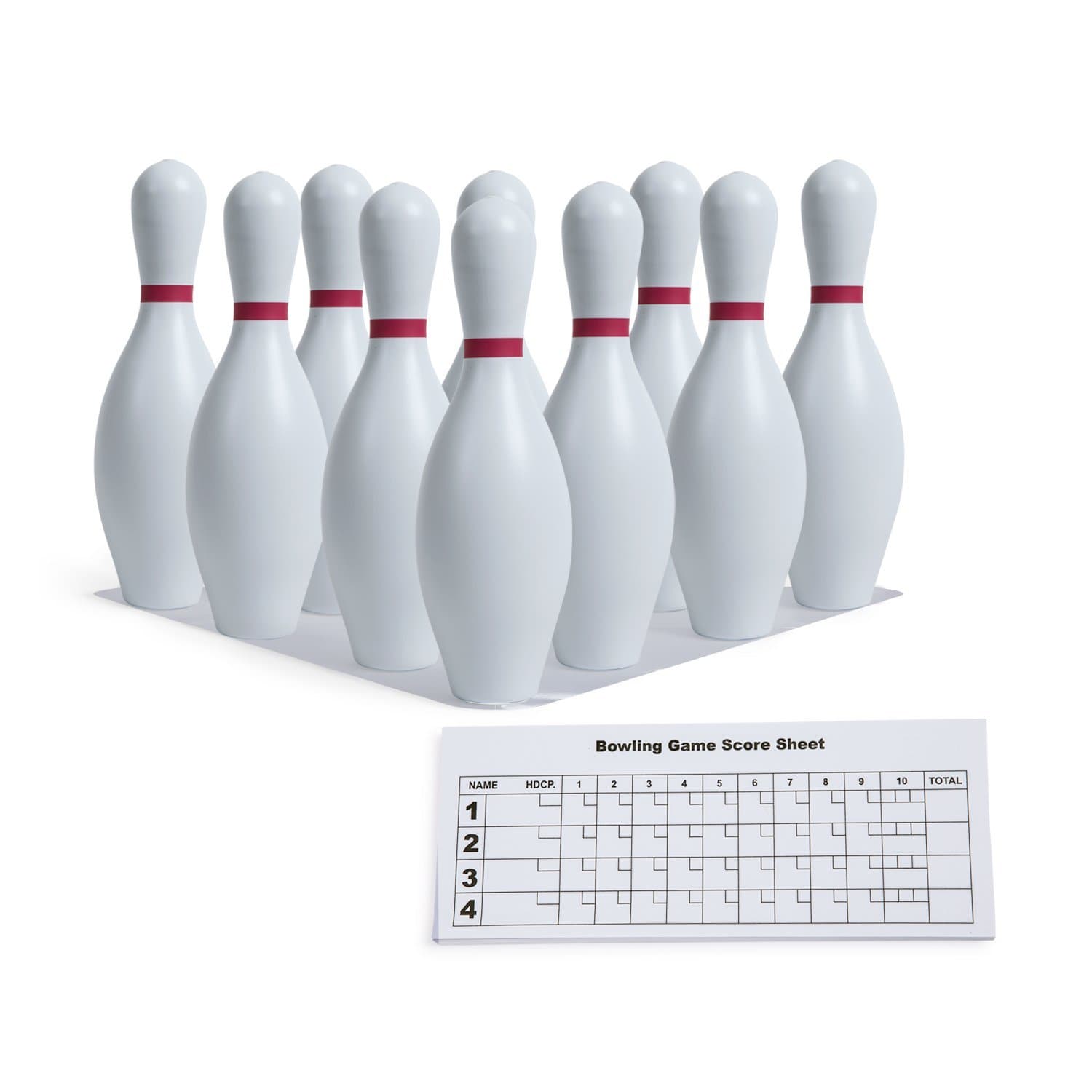 Bowling Set with Plastic Pins - Ball Included